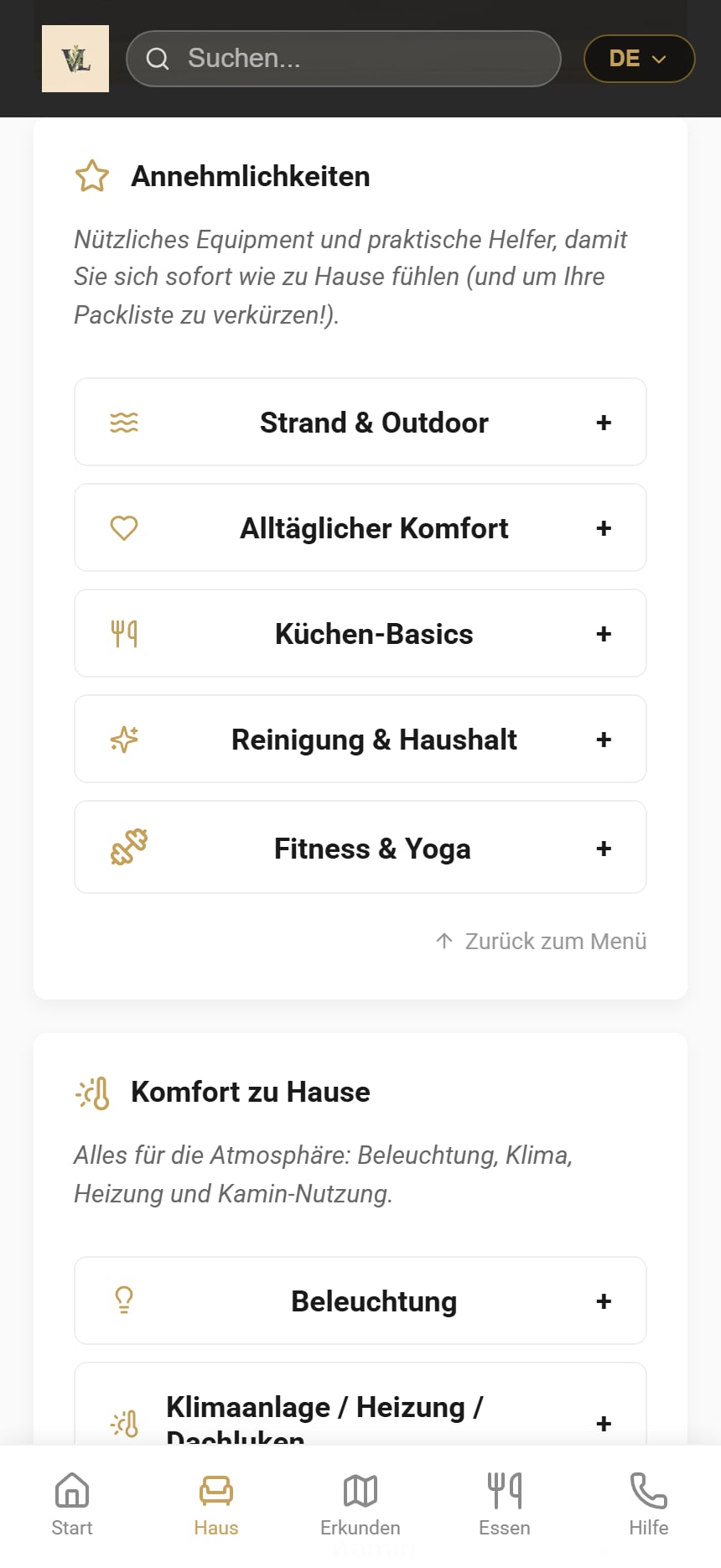 Ausstattung & Komfort