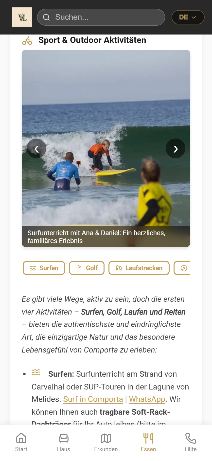 Sport & Aktivitäten
