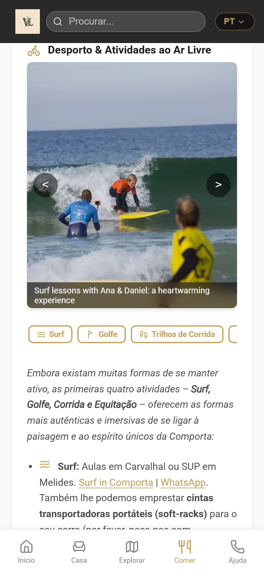 Desporto & Atividades